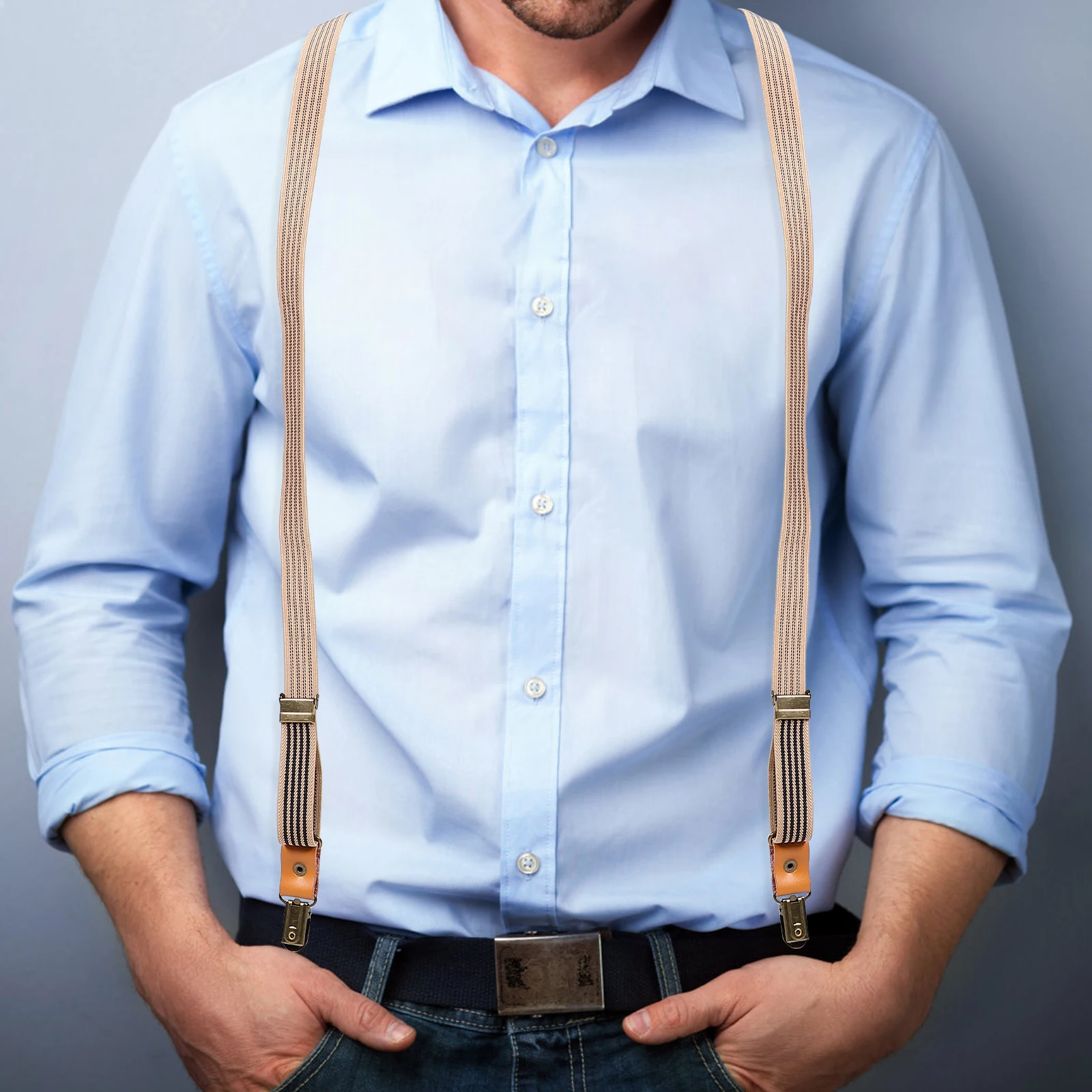 Elastic Strap Clip Suspender for Men Women Tuxedo Suit Adjustable Elastic Strap Heavy Duty Belt Hat Accessories
Elastic Strap Clip Suspender for Men Women Tuxedo Suit Adjustable Elastic Strap Heavy Duty Belt Hat Accessories