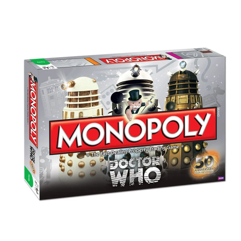 Genuine Hasbro Monopoly DoctorWho Family Gathering Friend Party Chessboard Game Children's Toys Parent Child Intellectual Game
Genuine Hasbro Monopoly DoctorWho Family Gathering Friend Party Chessboard Game Children's Toys Parent Child Intellectual Game