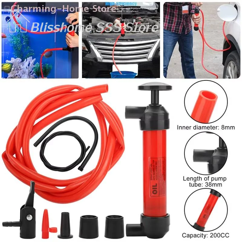 【S】1 Set High Quality Inflatable Tube Hose Liquid Petrol Gas Transfer Car Accessory Port Manual Pump Oil Siphon Hand
【S】1 Set High Quality Inflatable Tube Hose Liquid Petrol Gas Transfer Car Accessory Port Manual Pump Oil Siphon Hand