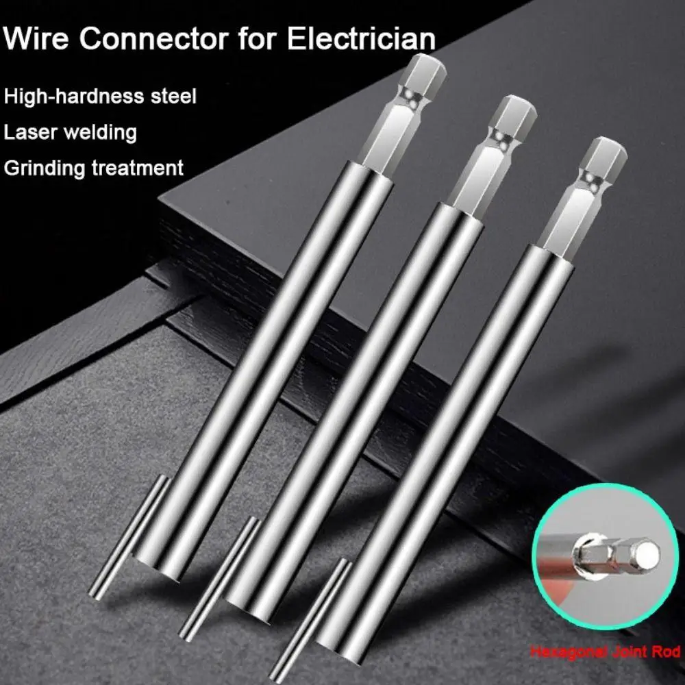 3Pcs Power Drill Drivers Wire Connector for Electrician Hexagonal Handle High Efficiency Quickly Wire Twister Multi-purpose
3Pcs Power Drill Drivers Wire Connector for Electrician Hexagonal Handle High Efficiency Quickly Wire Twister Multi-purpose