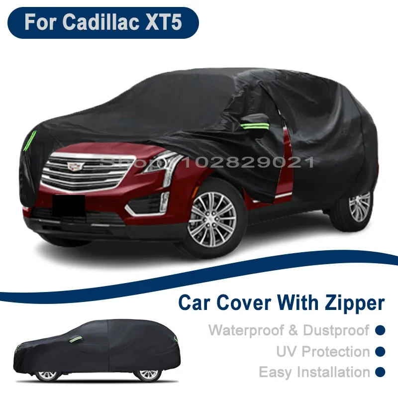 Outdoor Full Vehicle Cover For Cadillac XT5 - Side Zipper Design, Waterproof Dustproof Sun Protection Car Cover
Outdoor Full Vehicle Cover For Cadillac XT5 - Side Zipper Design, Waterproof Dustproof Sun Protection Car Cover