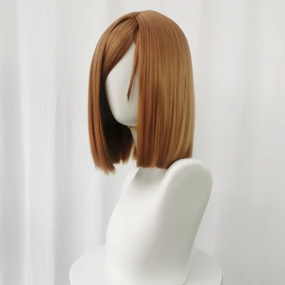 Anime Nobara Kugisaki Cosplay Wig Short Brown Hair Heat Resistant Synthetic Wig With Rose Net Anime Party Halloween Cosplay Wig
Anime Nobara Kugisaki Cosplay Wig Short Brown Hair Heat Resistant Synthetic Wig With Rose Net Anime Party Halloween Cosplay Wig