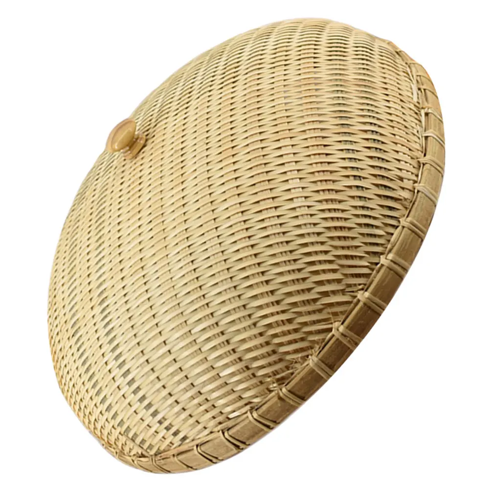 Bamboo Woven Cover Basket Material Food Cover Bread Basket Suitable Home Restaurant Kitchen Bar Use Decorative
Bamboo Woven Cover Basket Material Food Cover Bread Basket Suitable Home Restaurant Kitchen Bar Use Decorative