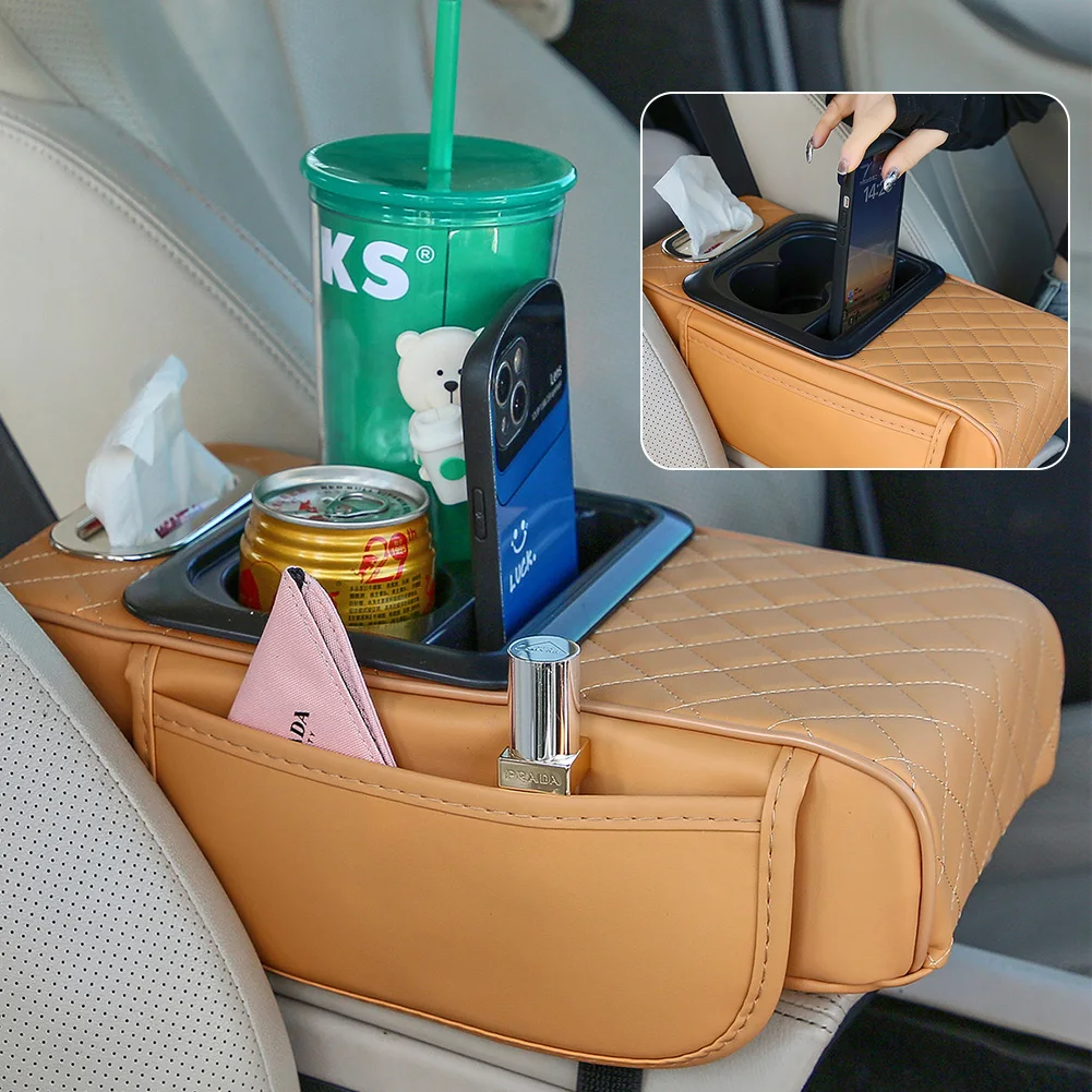 Car Center Console Armrest Pillow, Car Armrest Storage Box, Leather Armrest Organizer Console Storage, Car Center Console Cover
Car Center Console Armrest Pillow, Car Armrest Storage Box, Leather Armrest Organizer Console Storage, Car Center Console Cover