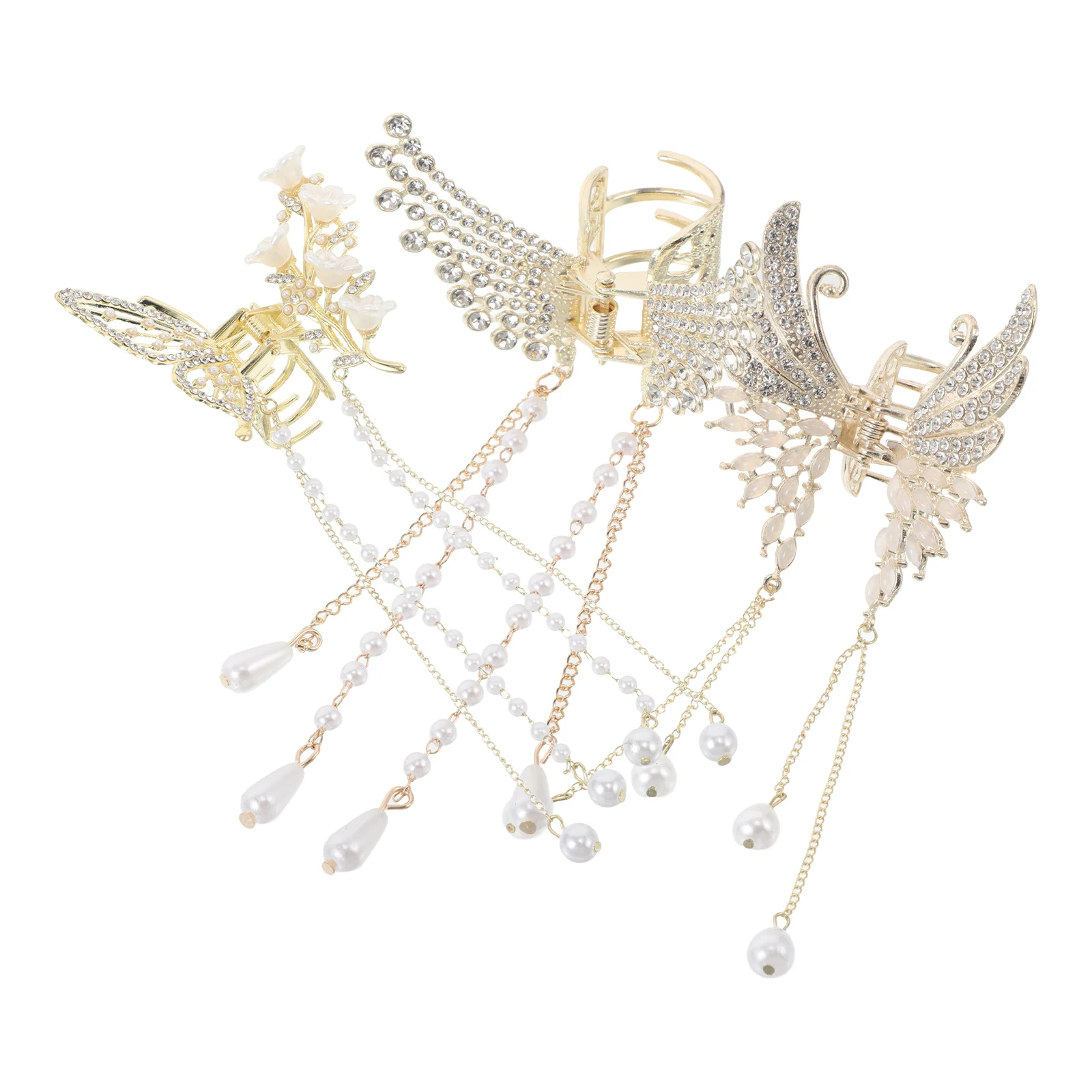 3Pcs Tassel Hair Accessories Claw Barrettes Decorative Flower Alloy Hairpin Clips Cute Hair Accessories For Bun Updo Styles
3Pcs Tassel Hair Accessories Claw Barrettes Decorative Flower Alloy Hairpin Clips Cute Hair Accessories For Bun Updo Styles