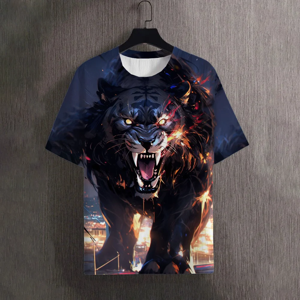 Men's T-Shirts Summer Animal Wolf Pattern 3D Print Tops Tees Women Streetwear Fashion Oversized T Shirt Men Clothing
Men's T-Shirts Summer Animal Wolf Pattern 3D Print Tops Tees Women Streetwear Fashion Oversized T Shirt Men Clothing
