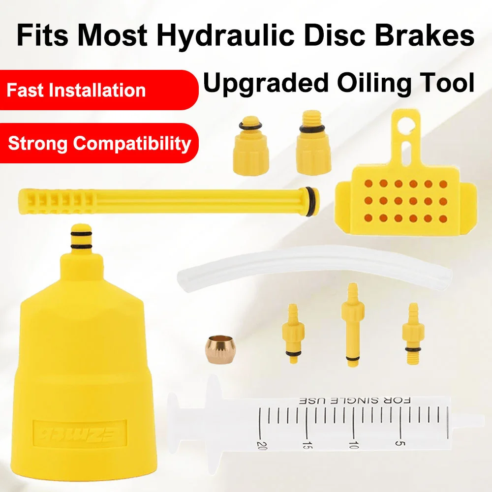 Bicycle Hydraulic Disc Brake Oil Bleed Kit Tools For R3 R5 R7 R9 Mountain Road Cycling MTB Bike Repair Tool
Bicycle Hydraulic Disc Brake Oil Bleed Kit Tools For R3 R5 R7 R9 Mountain Road Cycling MTB Bike Repair Tool