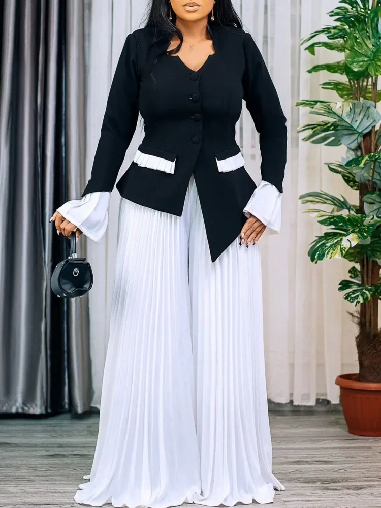 2 Piece Women Sets 2025 New Arrival Spring Matching Sets Solid Color Two Pieces Sets Top and Pants Suits Outfits Clothing
2 Piece Women Sets 2025 New Arrival Spring Matching Sets Solid Color Two Pieces Sets Top and Pants Suits Outfits Clothing