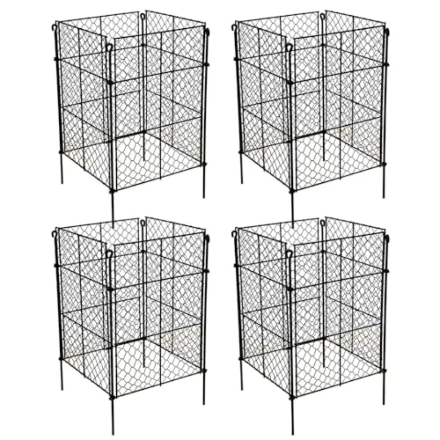 Garden plant protector for vegetables shrubs and new plants, galvanized steel chicken wire, silver, 16 pcs DIY cages 12.6x12.6x
Garden plant protector for vegetables shrubs and new plants, galvanized steel chicken wire, silver, 16 pcs DIY cages 12.6x12.6x