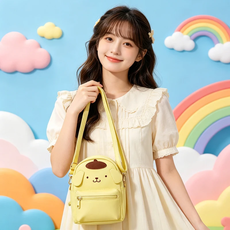 PU Hello Kittys Crossbody Bag Kuromi One Shoulder Backpack Cute New Cartoon My Melody Cinnamoroll Bags for Woman
PU Hello Kittys Crossbody Bag Kuromi One Shoulder Backpack Cute New Cartoon My Melody Cinnamoroll Bags for Woman