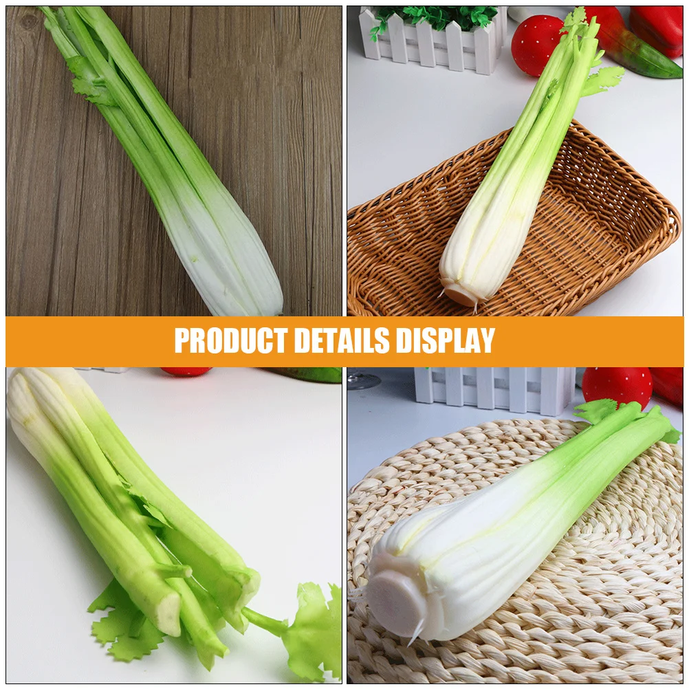Celery Pu Vegetable Ornament Simulation Vegetable Fake Food For Home Decor Shop Display Farmhouse Ornament
Celery Pu Vegetable Ornament Simulation Vegetable Fake Food For Home Decor Shop Display Farmhouse Ornament