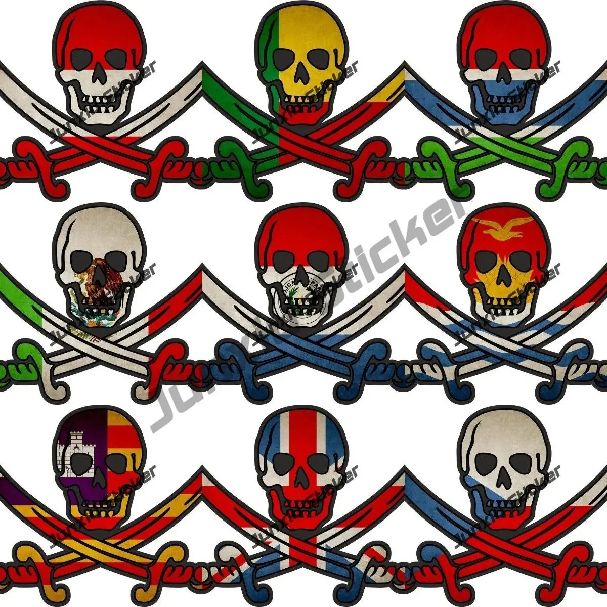 Flag Pirate Decals Creativity Flag Jack Rackham Pirate Car Stickers Waterproof Vinyl Wrap Stickers Motorcycle Scratch Cover PVC
Flag Pirate Decals Creativity Flag Jack Rackham Pirate Car Stickers Waterproof Vinyl Wrap Stickers Motorcycle Scratch Cover PVC