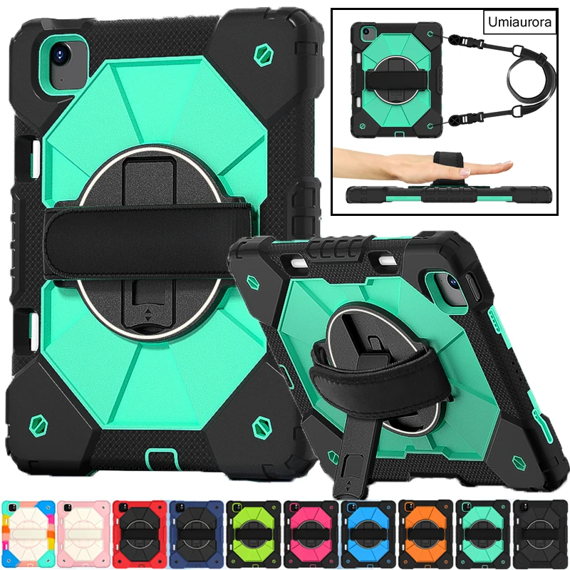 For IPad Mini 8.3" A17 Pro 11 13 inch M2 M3 M4 M5 Air 5 10.9 Heavy Duty Rugged Tablet Case Stand Strap Pencil Holder Cover Funda
For IPad Mini 8.3" A17 Pro 11 13 inch M2 M3 M4 M5 Air 5 10.9 Heavy Duty Rugged Tablet Case Stand Strap Pencil Holder Cover Funda