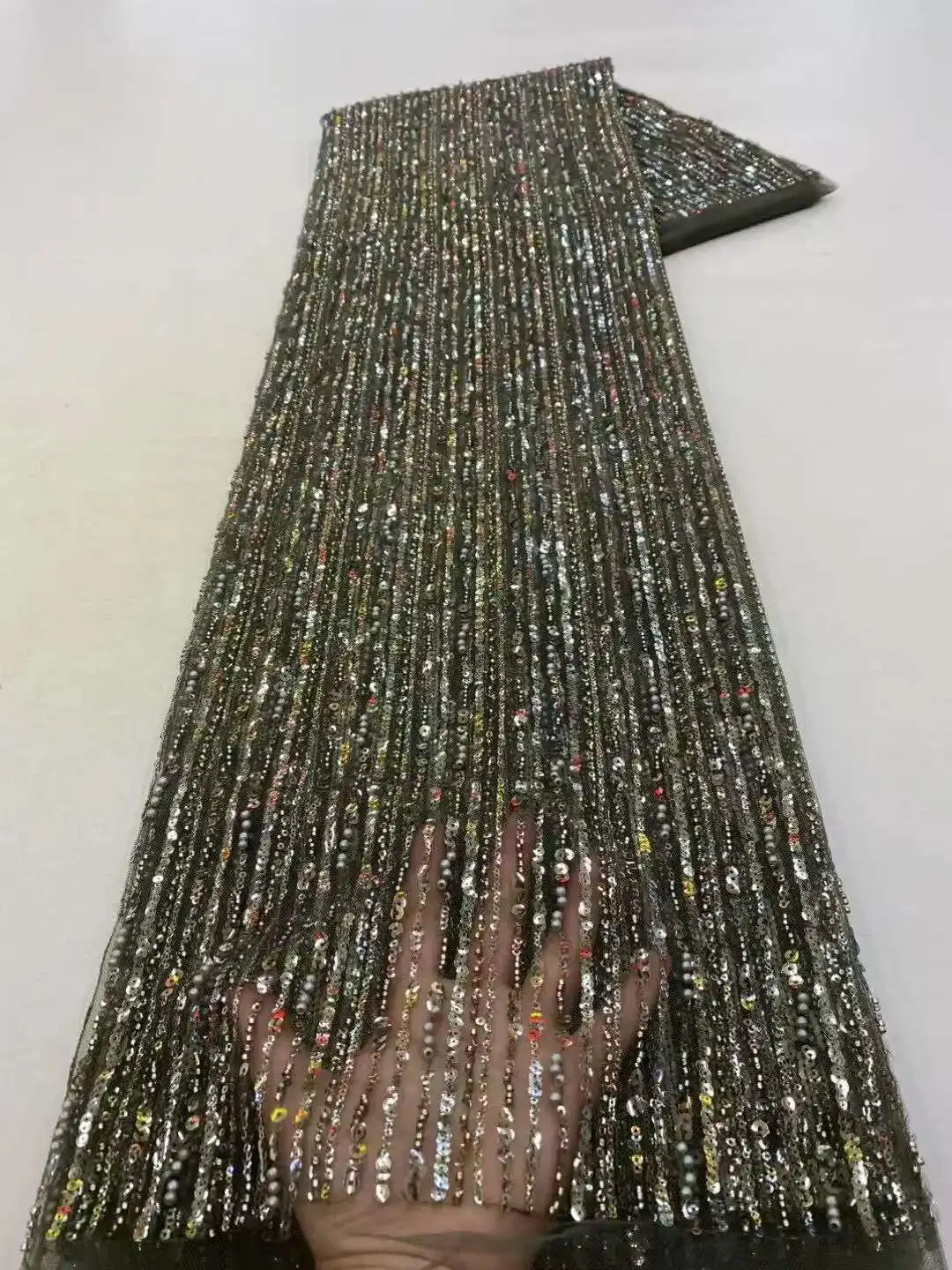 5Yards Mesh Lace Fabric Heavy Sequins Beads Pure Colorful Raschel Lace Heavy Sequins Beads Diy Patchwork Home Decor Wedding
5Yards Mesh Lace Fabric Heavy Sequins Beads Pure Colorful Raschel Lace Heavy Sequins Beads Diy Patchwork Home Decor Wedding