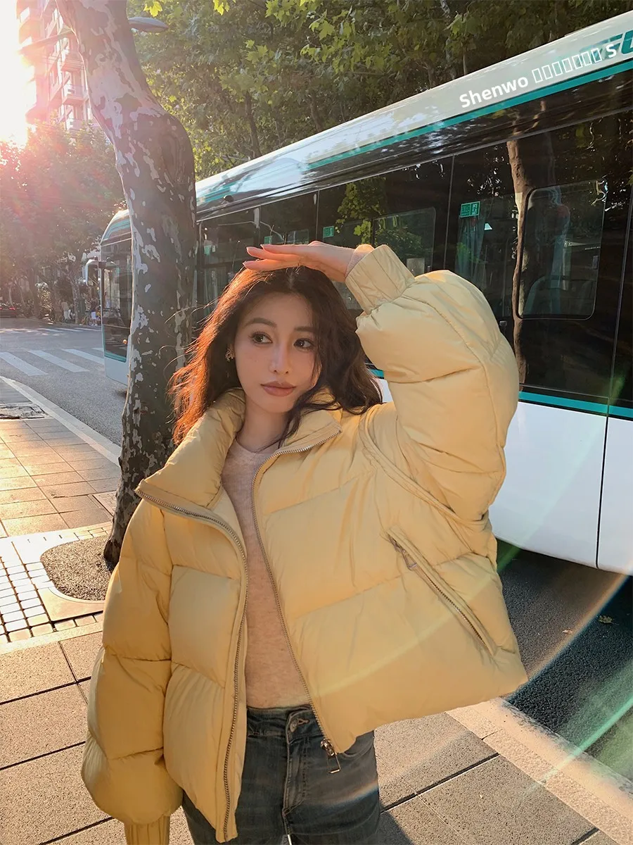 AMi Goose down Jaet Women's Winter Outerwear Bread Sle Fur Coat Escape Plan Bun Bread 90 White Goose down Padded Coat
AMi Goose down Jaet Women's Winter Outerwear Bread Sle Fur Coat Escape Plan Bun Bread 90 White Goose down Padded Coat