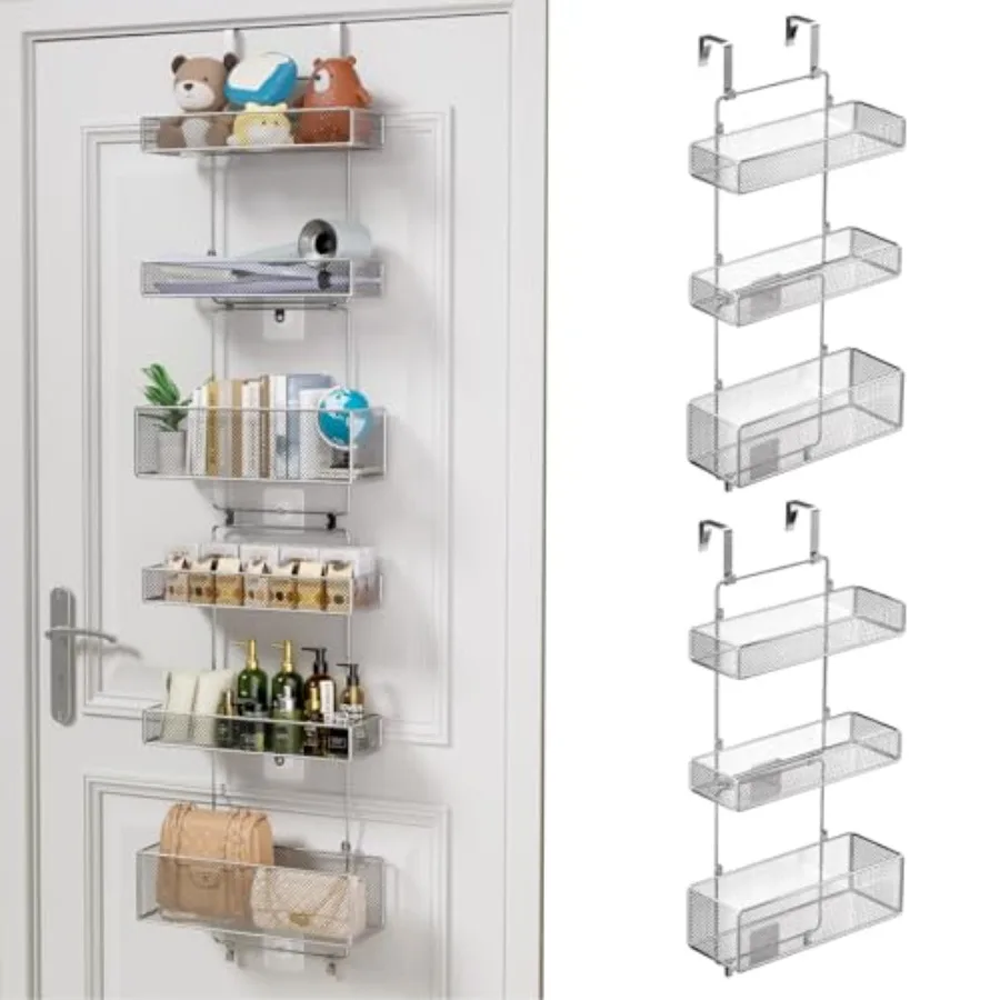 Over Door Organizer Storage - Separable Door Organizer Hanging with 6 Metal Large Capacity Baskets for Bathroom Bedroom Kitchen
Over Door Organizer Storage - Separable Door Organizer Hanging with 6 Metal Large Capacity Baskets for Bathroom Bedroom Kitchen