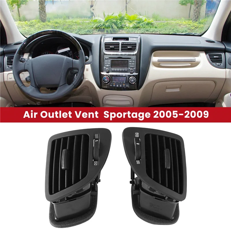 2PCS Car Air Outlet Vent Duct Nozzle Assy Parts RH LH Replacement Accessories For Kia Sportage 2005-2009 974801F000 974901F000
2PCS Car Air Outlet Vent Duct Nozzle Assy Parts RH LH Replacement Accessories For Kia Sportage 2005-2009 974801F000 974901F000