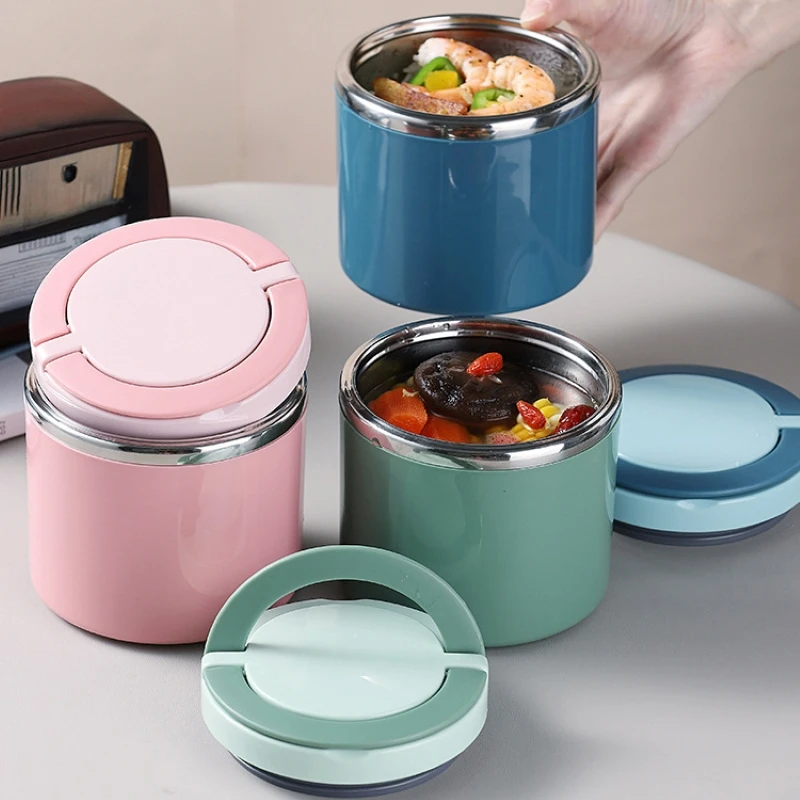 Large capacity 304 Stainless Steel Lunch Box Drinking Cup Food Thermal Jar Insulated Soup Thermos Containers Thermische Lunchbox
Large capacity 304 Stainless Steel Lunch Box Drinking Cup Food Thermal Jar Insulated Soup Thermos Containers Thermische Lunchbox