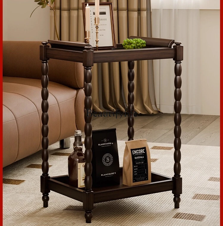French Retro Sofa Square Small Side Table Solid Wood Movable Simple Bedside Table
French Retro Sofa Square Small Side Table Solid Wood Movable Simple Bedside Table