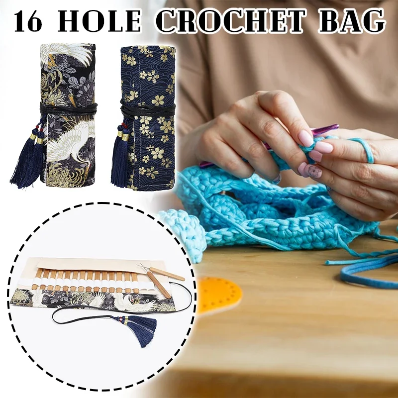 Portable Crochet Hook Organizer Case with Foldable Bag Holder Multi-Use Storage for Knitting Needles Yarn & Accessories
Portable Crochet Hook Organizer Case with Foldable Bag Holder Multi-Use Storage for Knitting Needles Yarn & Accessories