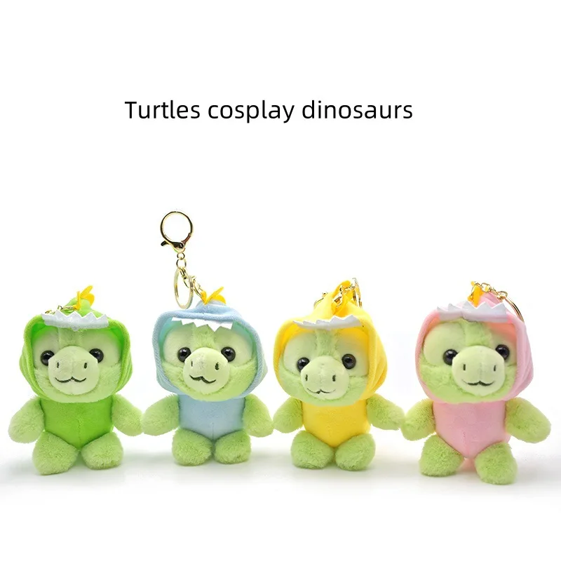 hot new Cute Exquisite Dinosaur dressed little turtle Plush Pendant colorful Keychain Cute Doll funny soft Creative Gift
hot new Cute Exquisite Dinosaur dressed little turtle Plush Pendant colorful Keychain Cute Doll funny soft Creative Gift