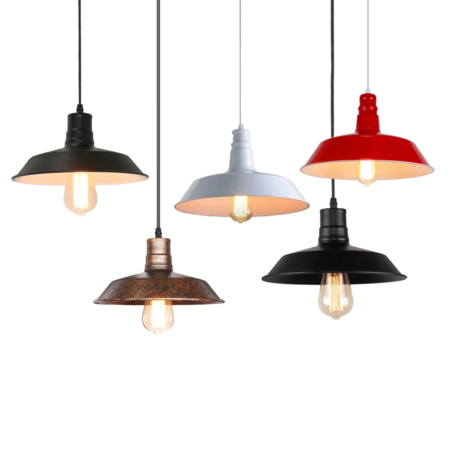 Industrial Pendant Light E27 Vintage Hanging Pendant Lamp Shade Retro Lighting Fixture for Cafe Kitchen Home Luminaire Decor
Industrial Pendant Light E27 Vintage Hanging Pendant Lamp Shade Retro Lighting Fixture for Cafe Kitchen Home Luminaire Decor