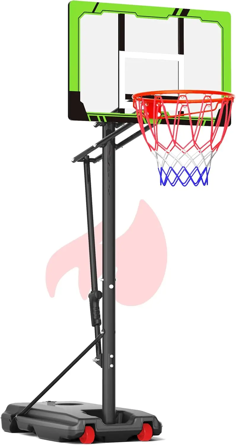 Outdoor Portable Basketball Goal, 33 Inch Shatterproof Backboard, Adjustable Height System
Outdoor Portable Basketball Goal, 33 Inch Shatterproof Backboard, Adjustable Height System