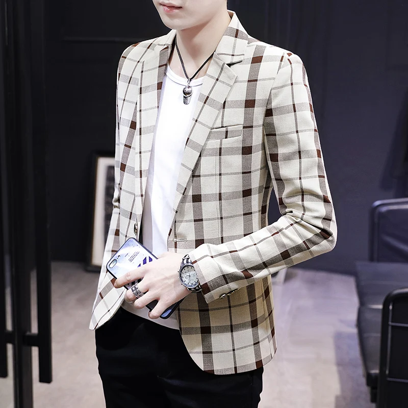 Casual Suit Men Summer 2024 New Advanced Sense Single West Korean Version Slim-fit Non-ironing Plaid Small Suit Jacket Men
Casual Suit Men Summer 2024 New Advanced Sense Single West Korean Version Slim-fit Non-ironing Plaid Small Suit Jacket Men