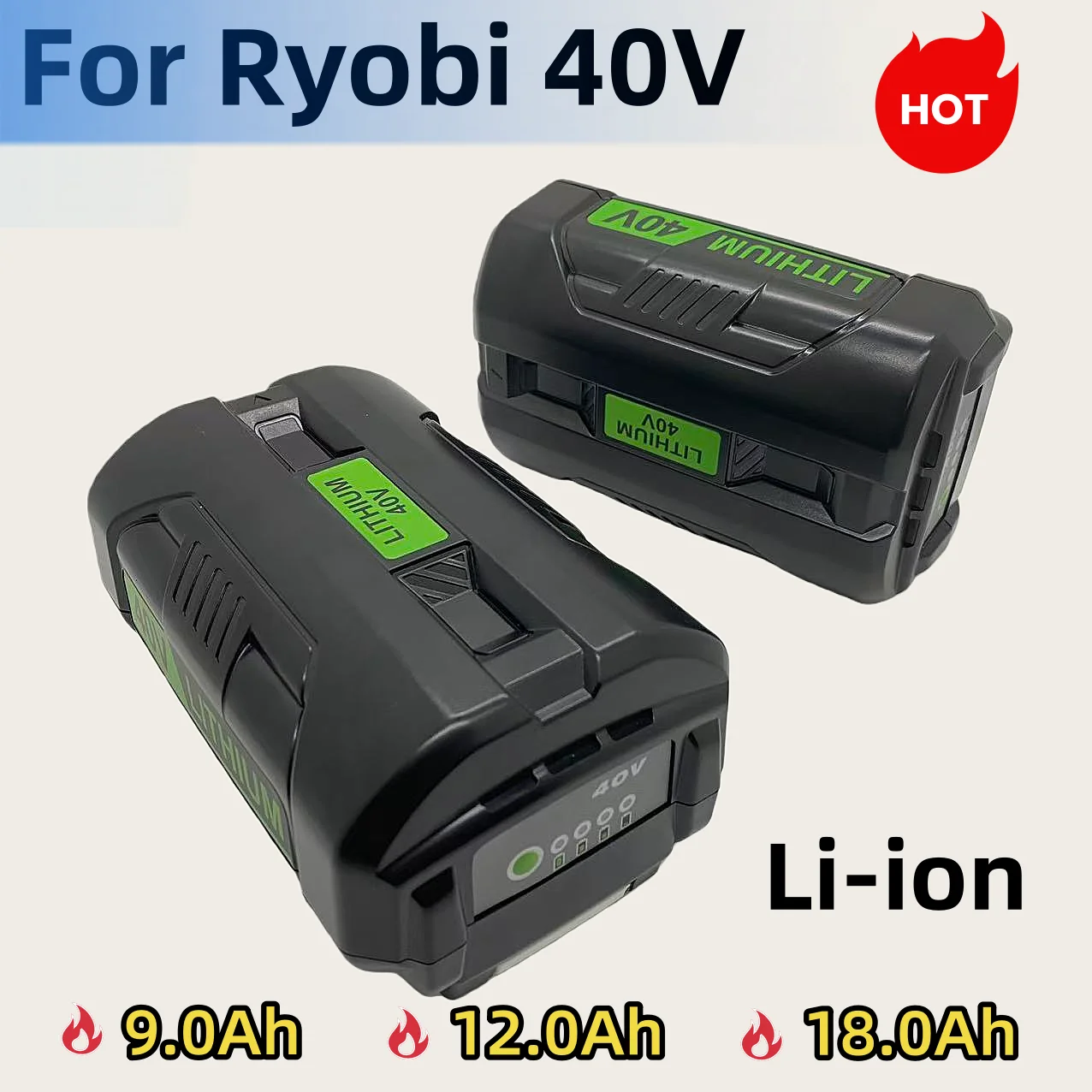 Для Ryobi 6.0Ah-18.0Ah 40V литий-ионный аккумулятор для OP40401 OP4050A OP4050 RY40502 RY40200 RY40400 аккумуляторные электроинструменты
Для Ryobi 6.0Ah-18.0Ah 40V литий-ионный аккумулятор для OP40401 OP4050A OP4050 RY40502 RY40200 RY40400 аккумуляторные электроинструменты