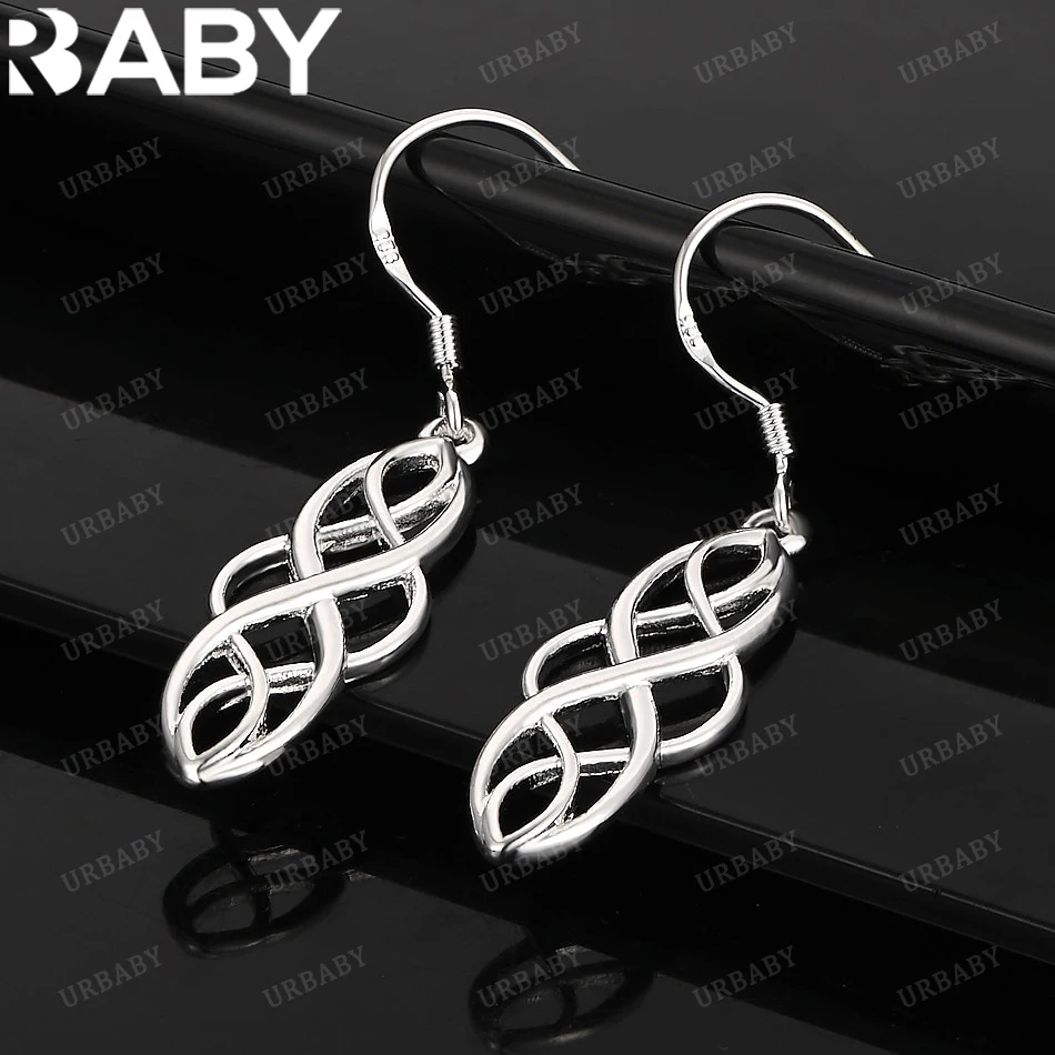 URBABY 925 Sterling Silver Earrings Curve Drop Earrings For Women Jewelry Fashion Party and Daily Wear
URBABY 925 Sterling Silver Earrings Curve Drop Earrings For Women Jewelry Fashion Party and Daily Wear