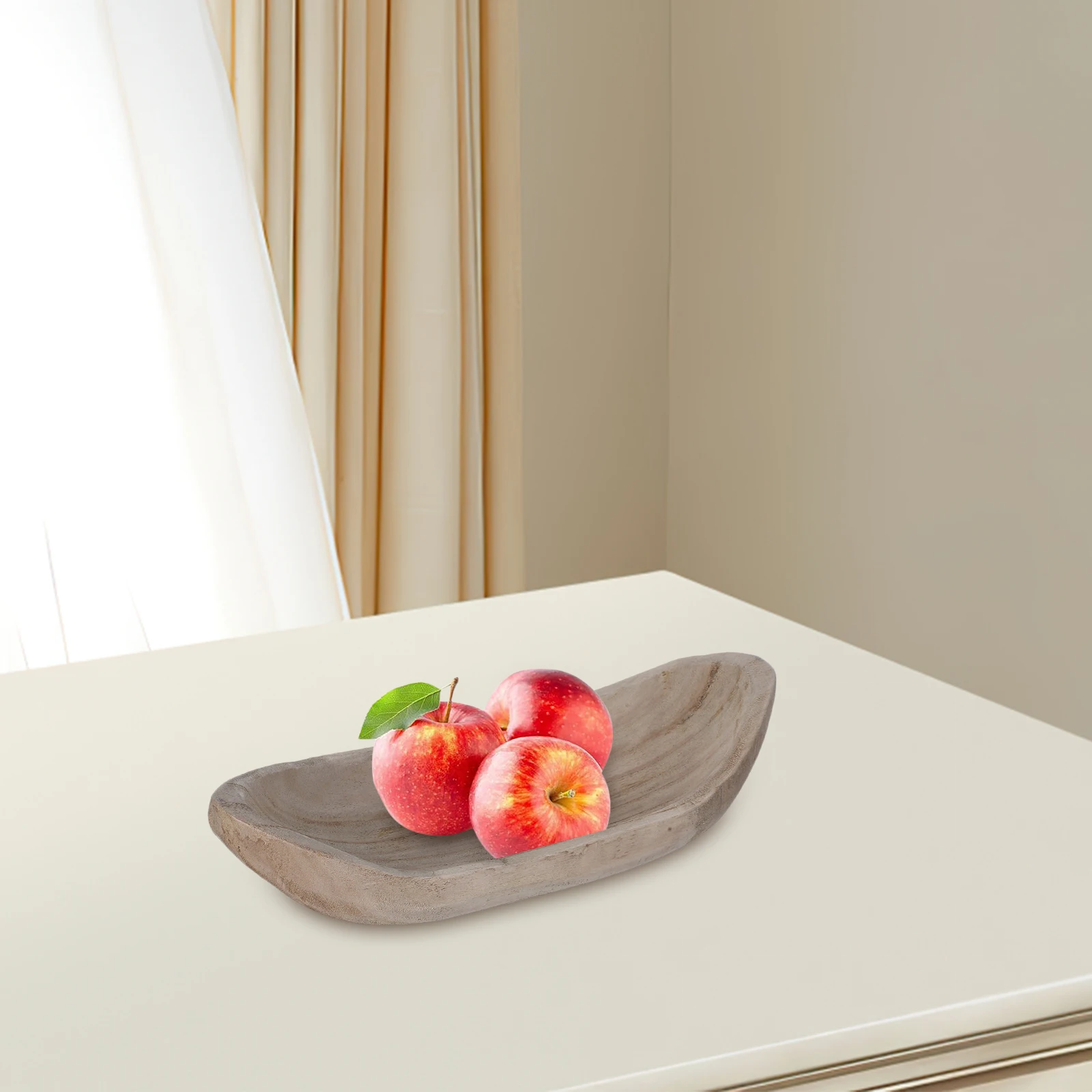 Wooden Serving Decorative Minimalist Resistant Fruit Snack Plate Home Office Simple Design Farmhouse Style Solid
Wooden Serving Decorative Minimalist Resistant Fruit Snack Plate Home Office Simple Design Farmhouse Style Solid