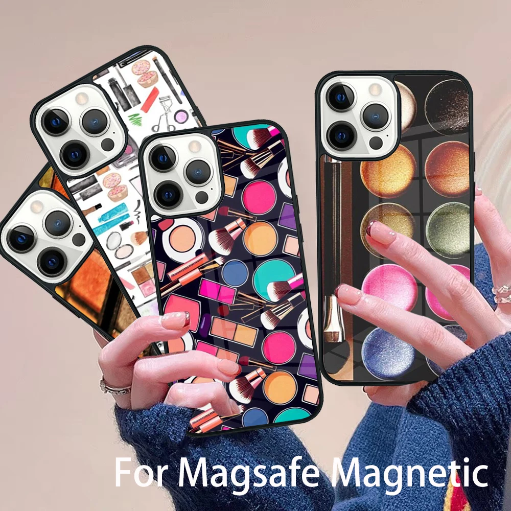 Makeup Eyeshadow Palette Phone Case Magesafe Magnetic Wireless Charge Cover For IPhone 16 11 12 13 14 15 Pro Max Plus Mini
Makeup Eyeshadow Palette Phone Case Magesafe Magnetic Wireless Charge Cover For IPhone 16 11 12 13 14 15 Pro Max Plus Mini