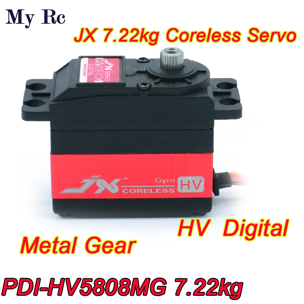 JX сервопривод PDI-HV5808MG 8,4 V 0.04sec металлический сервопривод без сердечника
JX сервопривод PDI-HV5808MG 8,4 V 0.04sec металлический сервопривод без сердечника