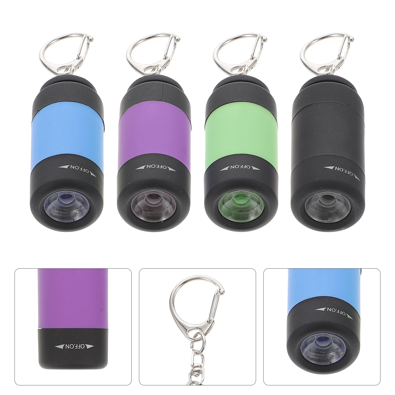 4 Pcs Small LED Torch Mini Flashlight Rechargeable Key Ring Keychain Lights Child Flashlights for s
4 Pcs Small LED Torch Mini Flashlight Rechargeable Key Ring Keychain Lights Child Flashlights for s