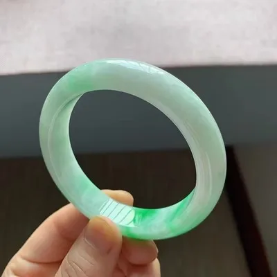 Ювелирные изделия Zheru, браслет из натурального нефрита из Мьянмы 54 мм-62 мм, изысканная фотография, отправить подруге, отправить маму 
Ювелирные изделия Zheru, браслет из натурального нефрита из Мьянмы 54 мм-62 мм, изысканная фотография, отправить подруге, отправить маму