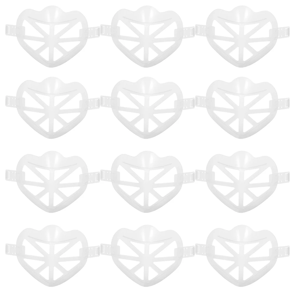 12pcs 3D Mask Bracket Reusable Washable Adjustable Length Face Mask Support Frame Anti Suffocation Stabilizer Lipstick
12pcs 3D Mask Bracket Reusable Washable Adjustable Length Face Mask Support Frame Anti Suffocation Stabilizer Lipstick