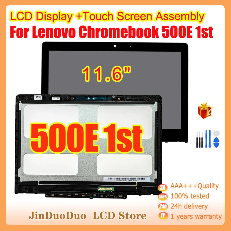 ЖК-дисплей 11,6 дюйма AAA + для Lenovo Chromebook 500e 1-го 2-го поколения, сенсорный экран с дигитайзером для Lenovo 500E, сменный ЖК-экран
ЖК-дисплей 11,6 дюйма AAA + для Lenovo Chromebook 500e 1-го 2-го поколения, сенсорный экран с дигитайзером для Lenovo 500E, сменный ЖК-экран