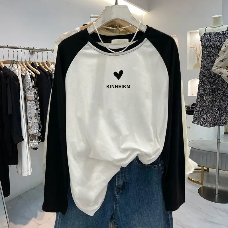 Women Clothing Chic Long Sleeve Printed T-shirt Autumn New Fashion Casual Cotton Pullovers Vintage Loose All-match Tops
Women Clothing Chic Long Sleeve Printed T-shirt Autumn New Fashion Casual Cotton Pullovers Vintage Loose All-match Tops