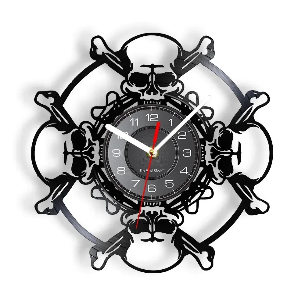 Skull Head Vinyl Record Wall Clock Aged Skeleton Head Wall Clock Skeleton Vampire Men Halloween Decor Wall Hanging Clock Watch
Skull Head Vinyl Record Wall Clock Aged Skeleton Head Wall Clock Skeleton Vampire Men Halloween Decor Wall Hanging Clock Watch
