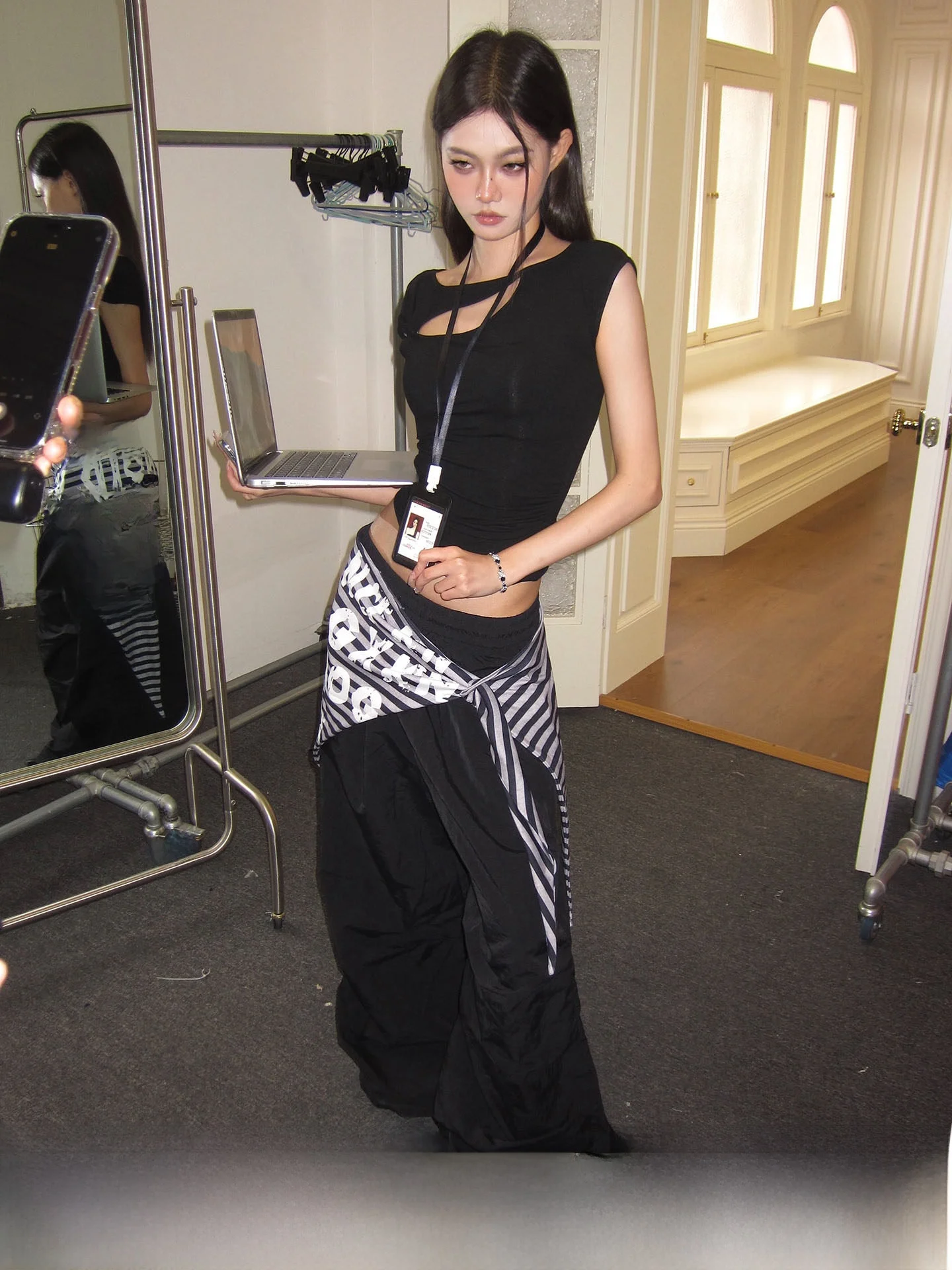 Брюки CCUP SPACE American Detachable Wide Leg Casual: универсальные, свободные, для многослойных образов, в стиле Hot Girl, для работы и отдыха
Брюки CCUP SPACE American Detachable Wide Leg Casual: универсальные, свободные, для многослойных образов, в стиле Hot Girl, для работы и отдыха