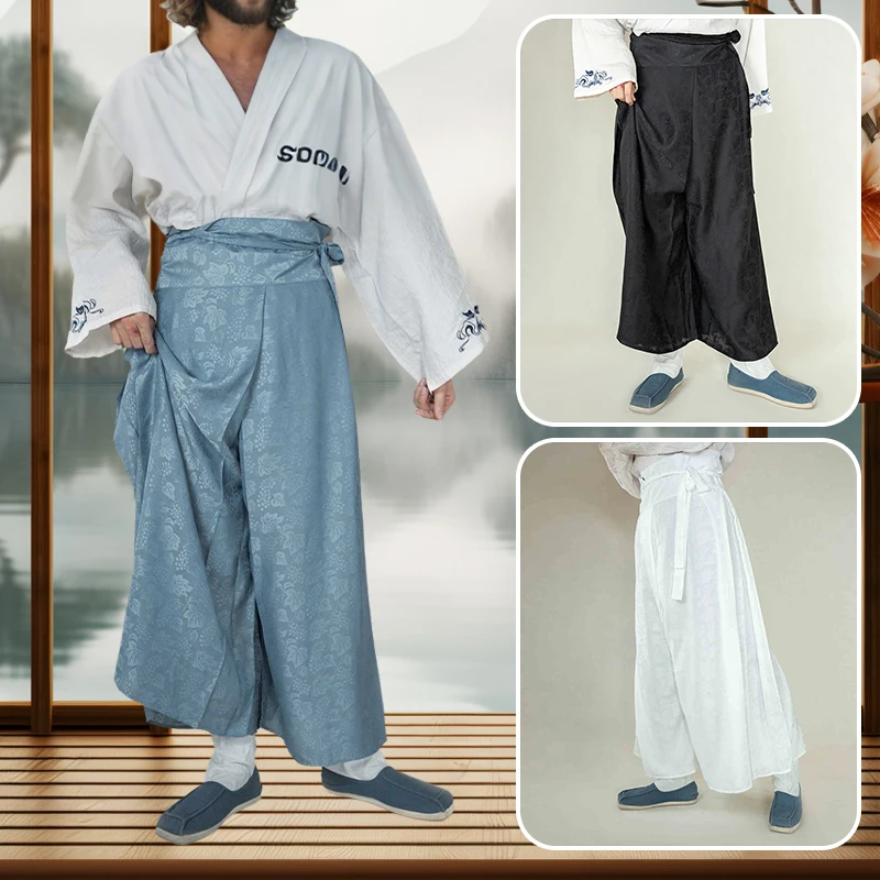 Women Men Wide Leg Hanfu Pants Chinese Style Song Dynasty Vintage Bloomers Improved Ming Dynasty Ancient Traditional Pants
Women Men Wide Leg Hanfu Pants Chinese Style Song Dynasty Vintage Bloomers Improved Ming Dynasty Ancient Traditional Pants