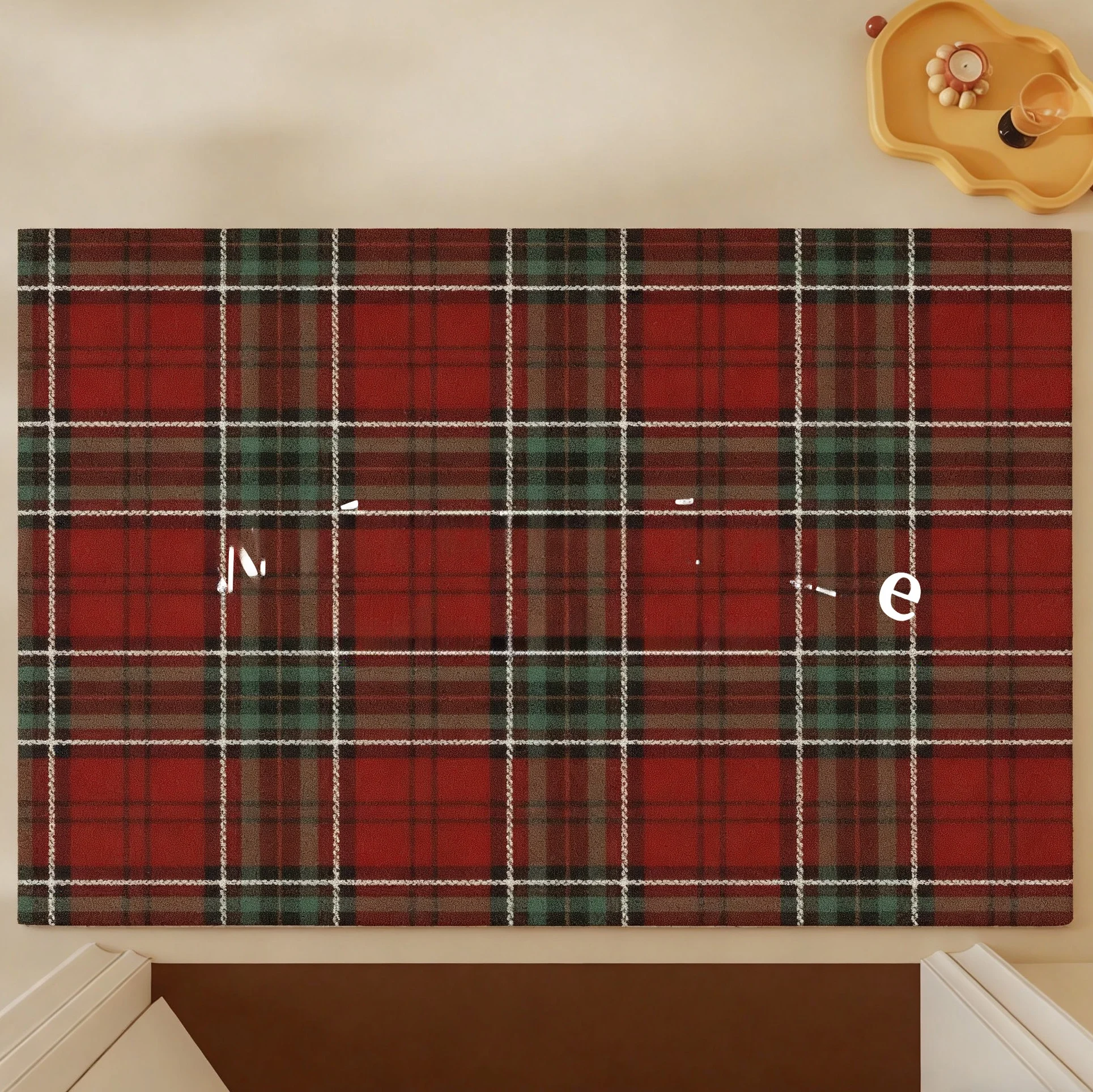 Thi Cisas Plaid Door Mat Red New Year Aosphere Entrance Mud Scraper Dirt Resistant Anti Slip Indoor Outdoor Mat
Thi Cisas Plaid Door Mat Red New Year Aosphere Entrance Mud Scraper Dirt Resistant Anti Slip Indoor Outdoor Mat