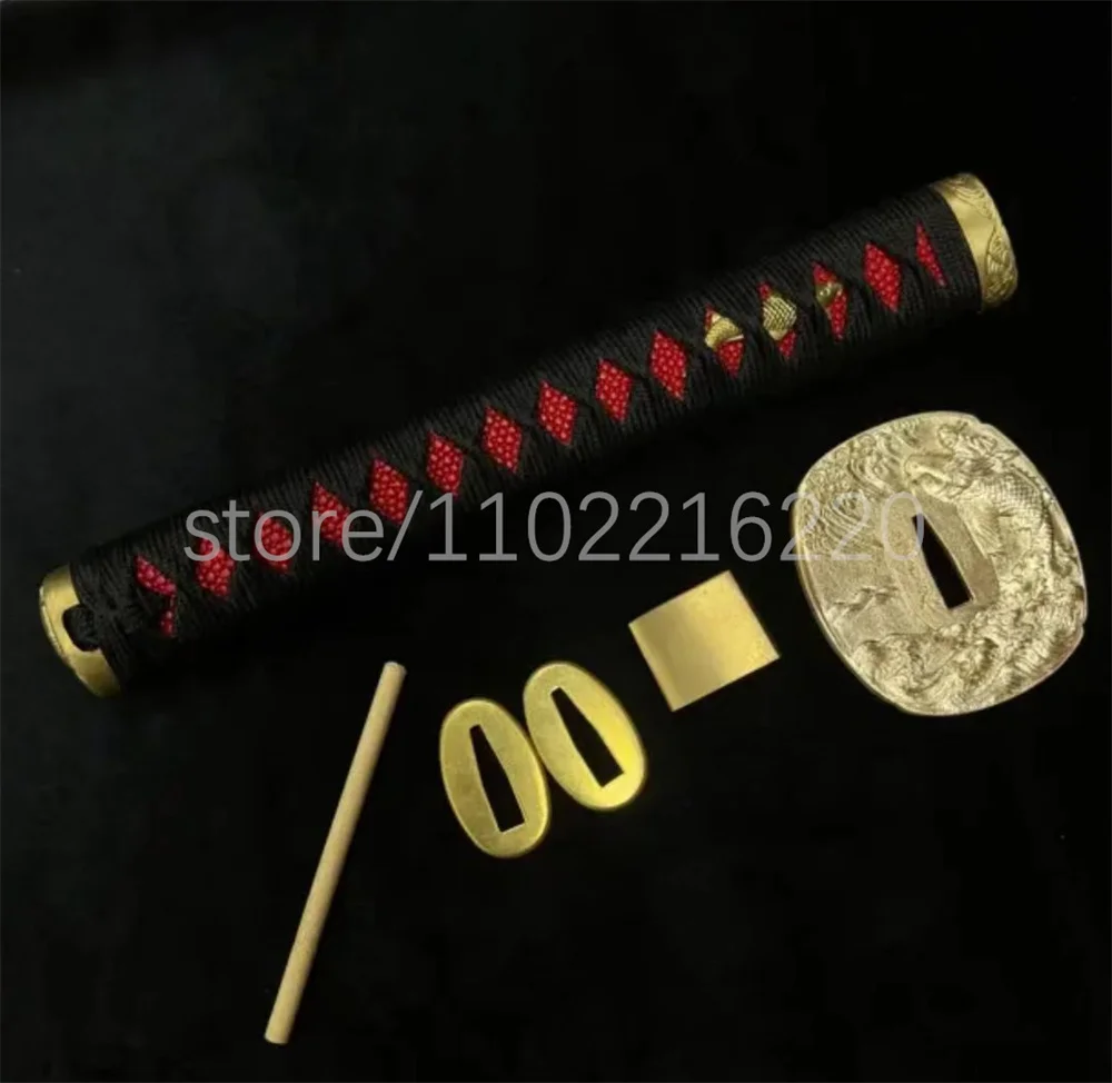 A Set Exquisite 26cm Real Rayskin Handle Tsuka Brass Handguard Gaurd Tsuba Habaki Seppa For Japan Samurai Katana Sword Fittings
A Set Exquisite 26cm Real Rayskin Handle Tsuka Brass Handguard Gaurd Tsuba Habaki Seppa For Japan Samurai Katana Sword Fittings