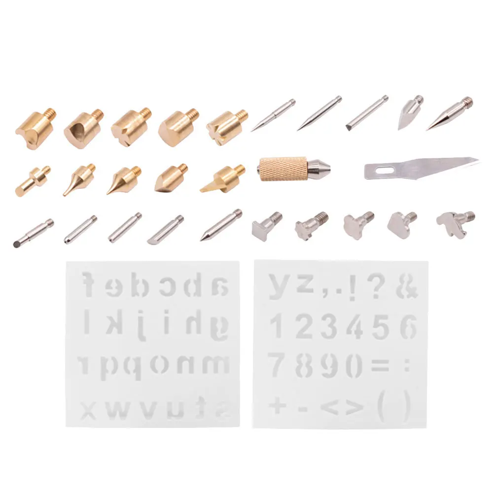 28pcs Tips Wood Burning Nibs Engraving Tools Wood Burning Tips High Temperature Resistant Lightweight DIY Crafts
28pcs Tips Wood Burning Nibs Engraving Tools Wood Burning Tips High Temperature Resistant Lightweight DIY Crafts