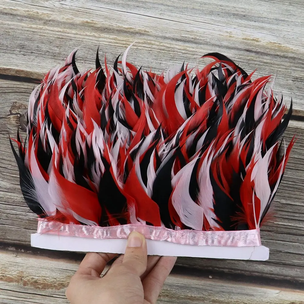 1/5/10 meter Goose Feathers Trim Fringes Wedding Party Clothes Decoration 8-10cm Natural Goose Feather Plumes Ribbon for Crafts
1/5/10 meter Goose Feathers Trim Fringes Wedding Party Clothes Decoration 8-10cm Natural Goose Feather Plumes Ribbon for Crafts