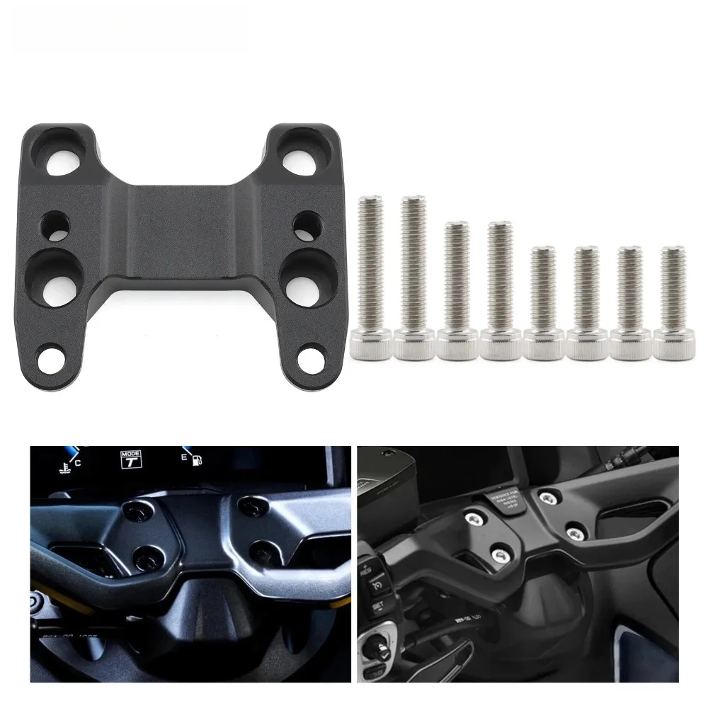 Motorcycle Handlebar Raiser Black Riser Mount for Yamaha TMAX 560 2022 2023 2024
Motorcycle Handlebar Raiser Black Riser Mount for Yamaha TMAX 560 2022 2023 2024