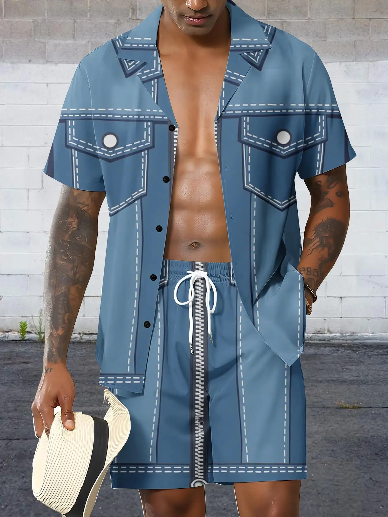 Men's Shirt Sets 2026 Spring/Summer men's sports suit Graphic jogging set 3D Printed men's chandals 2 piece set sweat suit
Men's Shirt Sets 2026 Spring/Summer men's sports suit Graphic jogging set 3D Printed men's chandals 2 piece set sweat suit