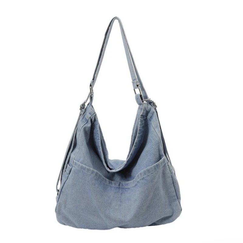 Women's Large Capacity Washed Denim Shoulder Tote Bag Crossbody Lightweight Minimalist Everyday Summer
Women's Large Capacity Washed Denim Shoulder Tote Bag Crossbody Lightweight Minimalist Everyday Summer