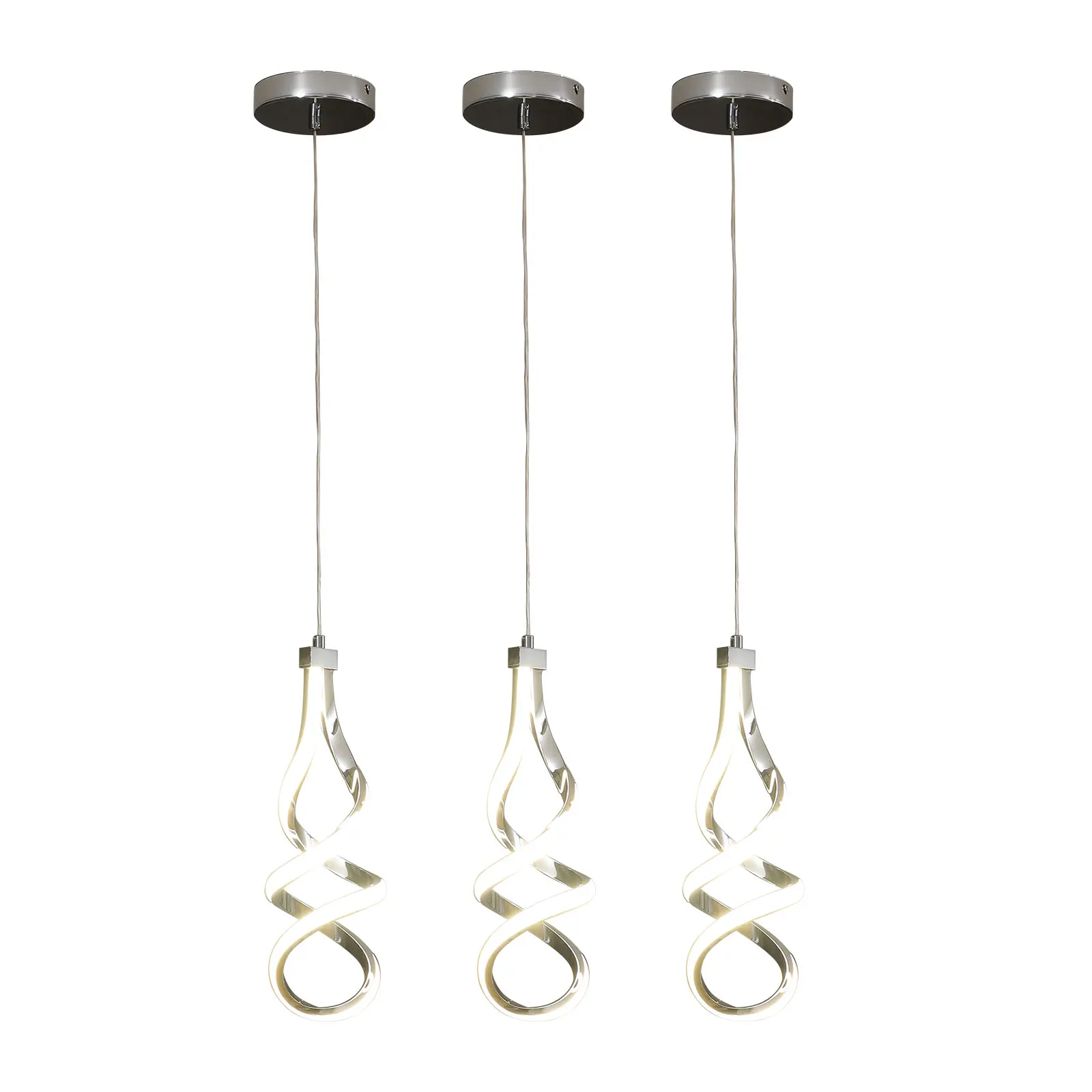 Pendant Light Integrated LED Kitchen Light 3-Pack Modern Pendant Light 14W Light Chandelier
Pendant Light Integrated LED Kitchen Light 3-Pack Modern Pendant Light 14W Light Chandelier