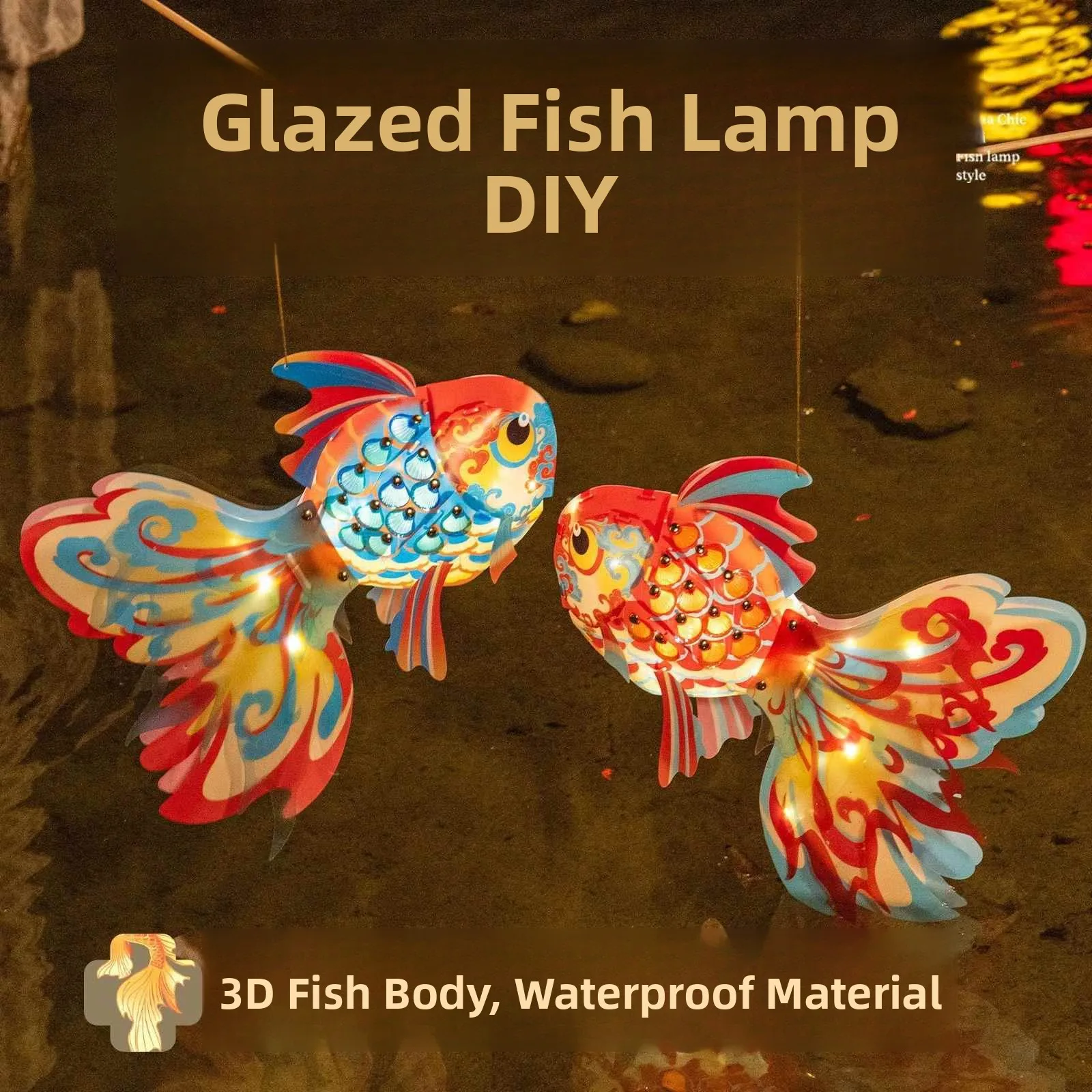 Children's DIY Handheld Glowing Koi Fish Lantern Material Kit Waterproof Festival Decorations Lanterns Handmade Nursery Decor
Children's DIY Handheld Glowing Koi Fish Lantern Material Kit Waterproof Festival Decorations Lanterns Handmade Nursery Decor